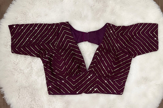 Beautiful sequence Partywear blouse available for size 36 / 38