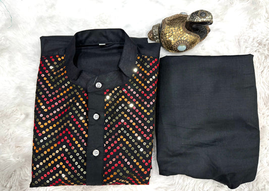 Beautiful PartyWear Mens kurta set. Available in size Large 42