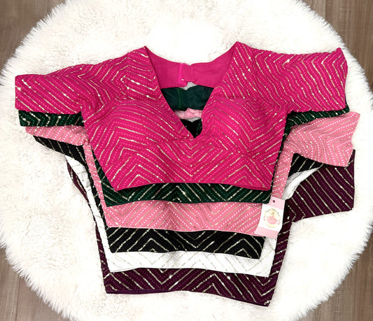 Beautiful sequence Partywear blouse available for size 36 / 38