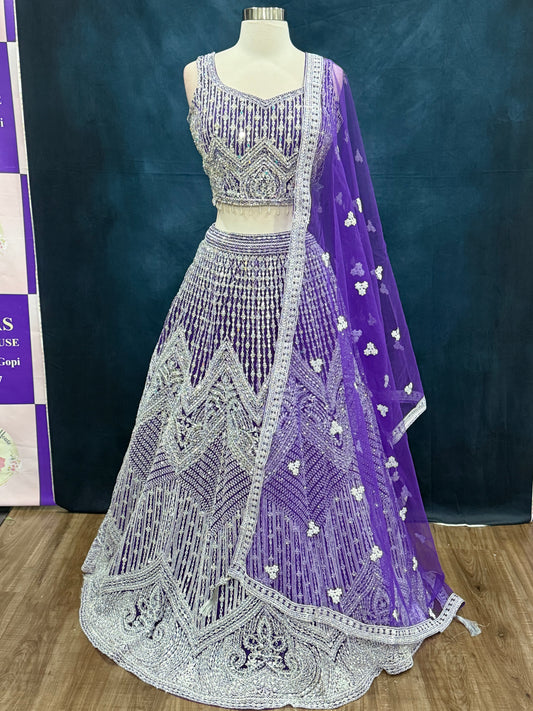 Premium Wedding Party-Wear Lehenga (Size 40 Available). Make every celebration unforgettable with this stunning lehenga.