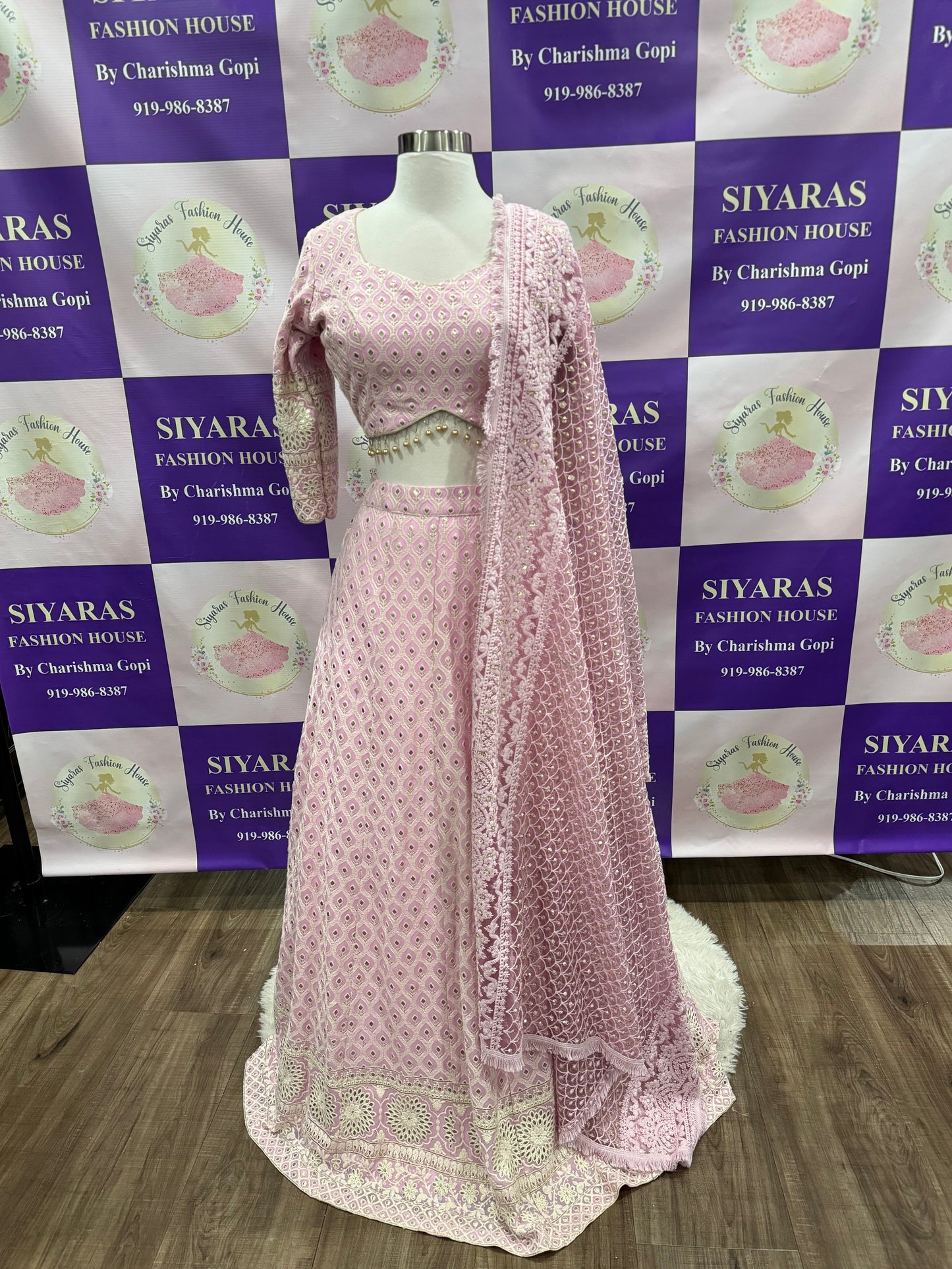 Beautiful exclusive wedding/ Party wear collection of our Customized Chikankari lehengas stitched for queens. Available in size 38 upto 42