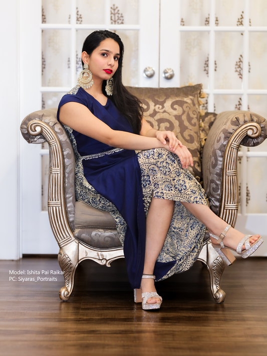 Gorgeous Chand Bali in stone and pearl work