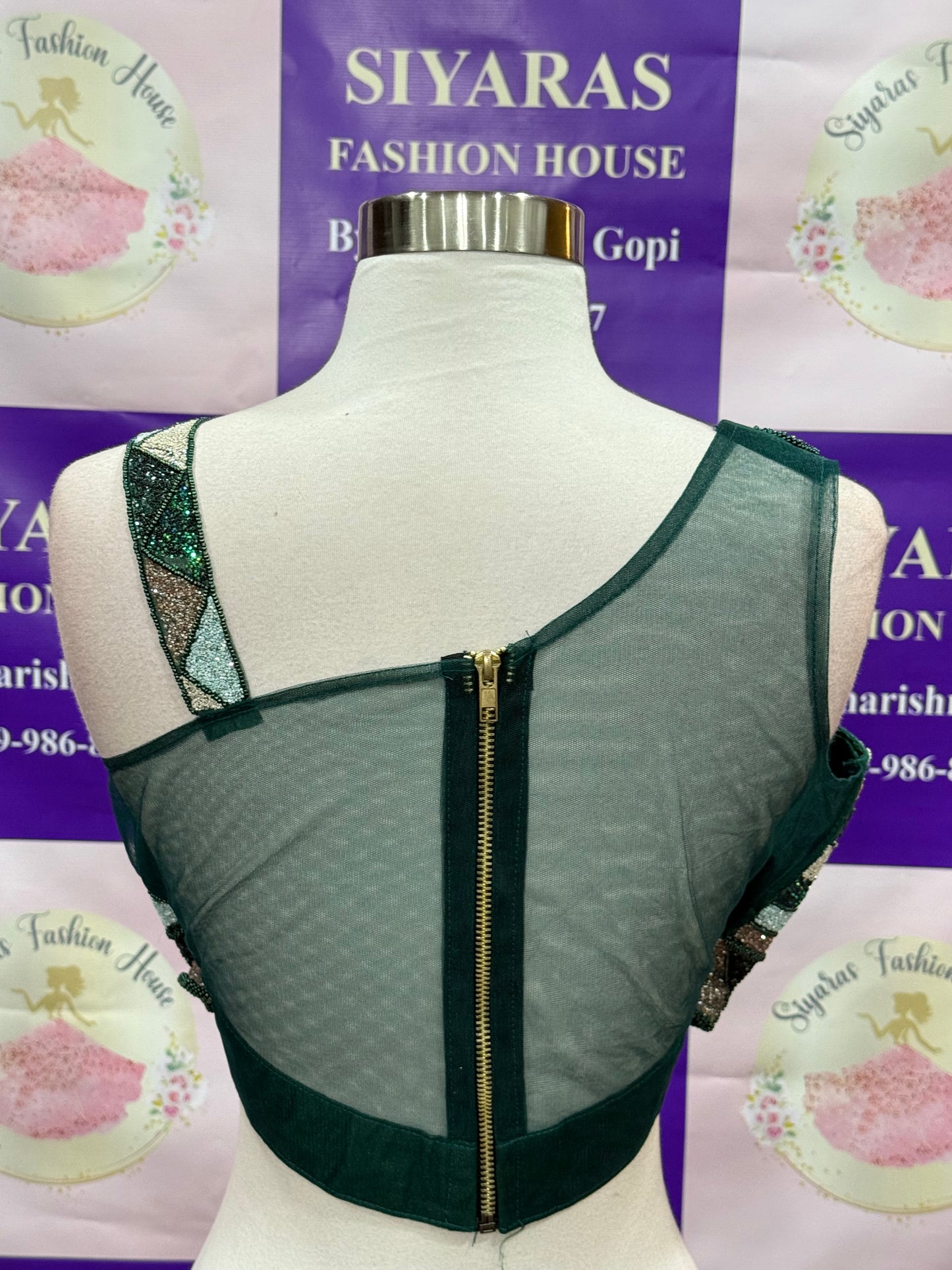 Gorgeous Indowestern Ready to wear one min Saree BUTTERFLY DESIGN stitched Trendy blouse 36 ready to ship USA