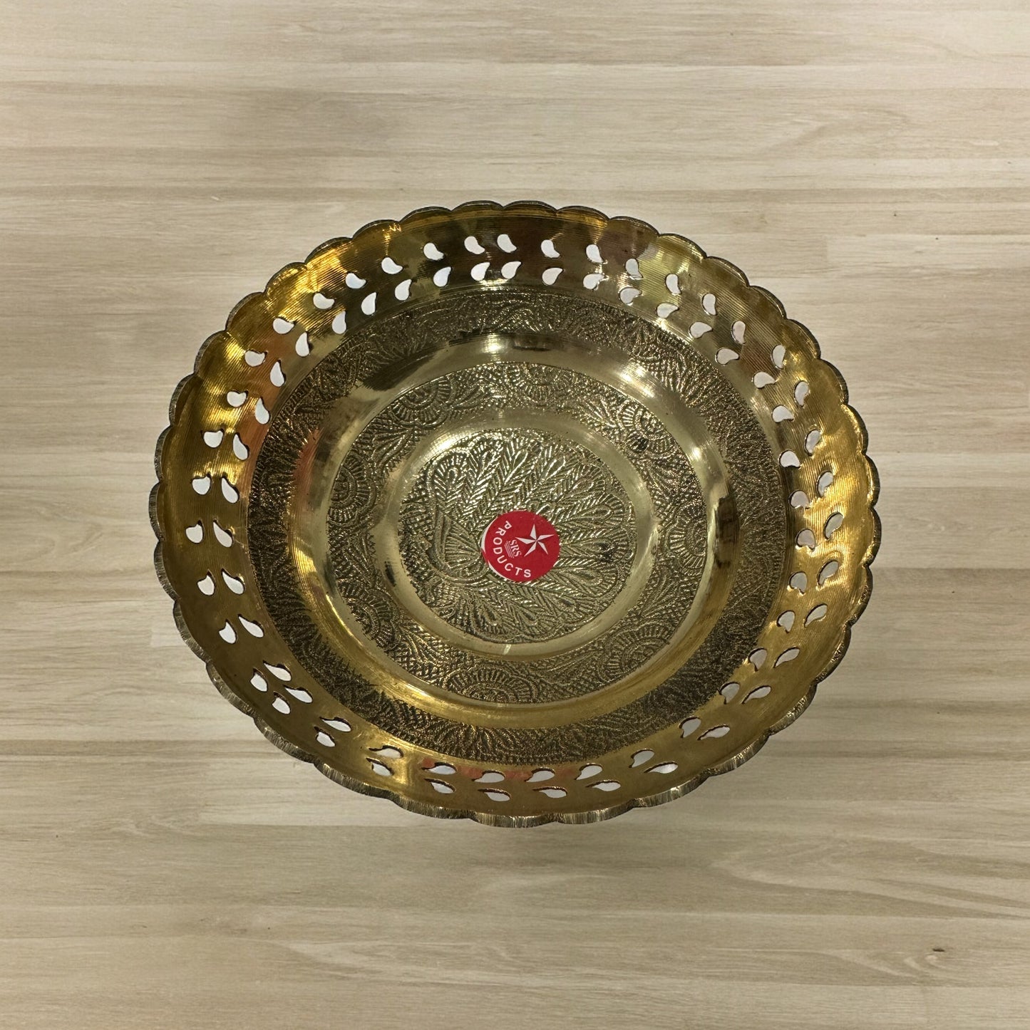 Elegant Brass Bowl - Perfect for Indian Functions & Festivals - 7.5 Inch Wide simple return gift Indian functions