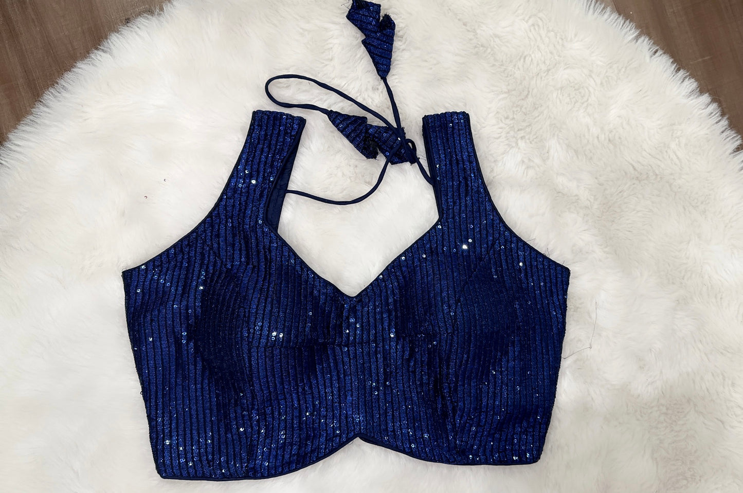 Pretty party wear sequin blouse in trendy design with tassels | saree blouse | trendy croptop ready to ship