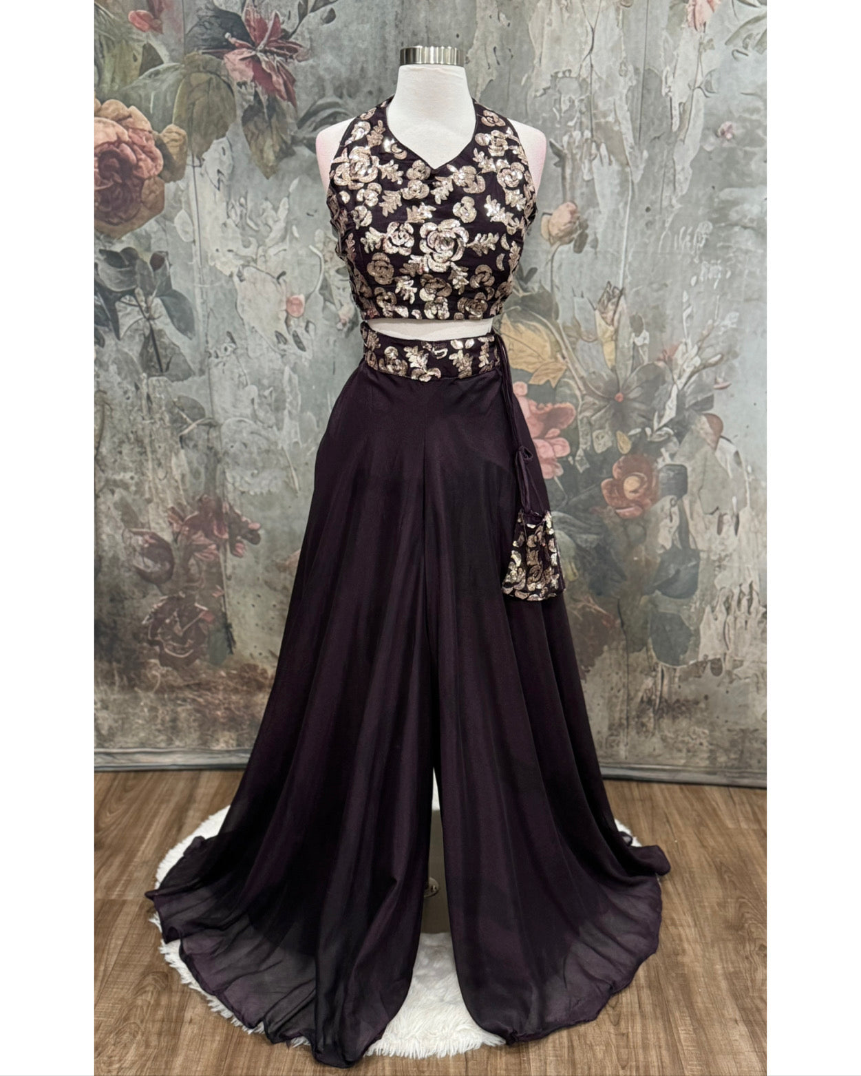 Chic Crop-top Palazzo set size 38/40/42PartyWear dress in budget friendly price.