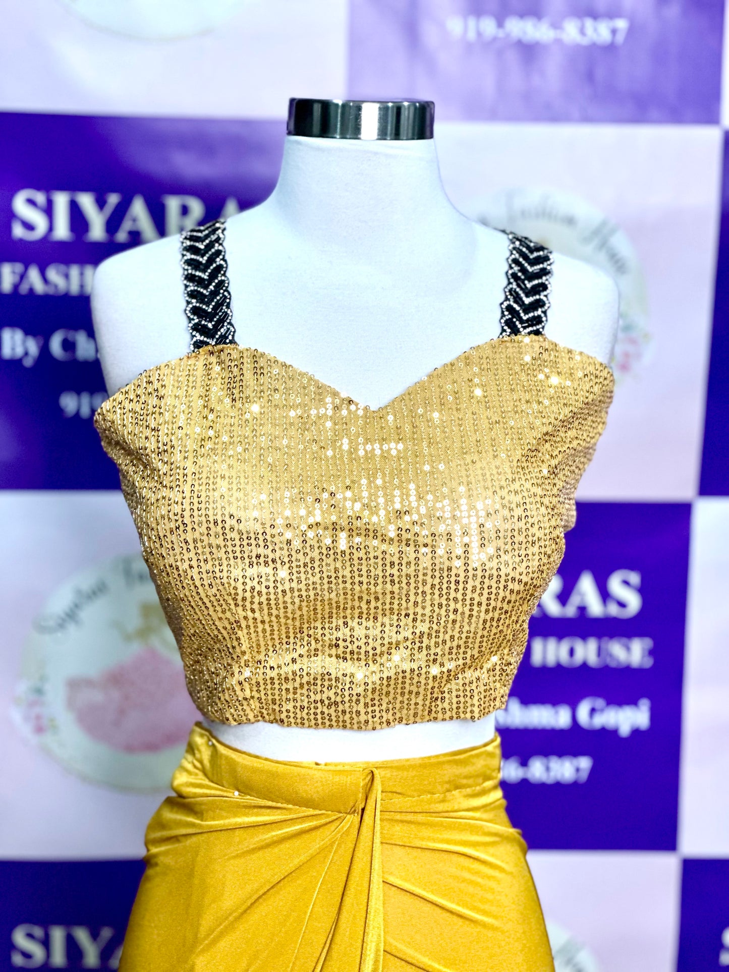 Lovely ready to wear one minute saree perfect party wear for any occasion. Available in size 38 and 40.