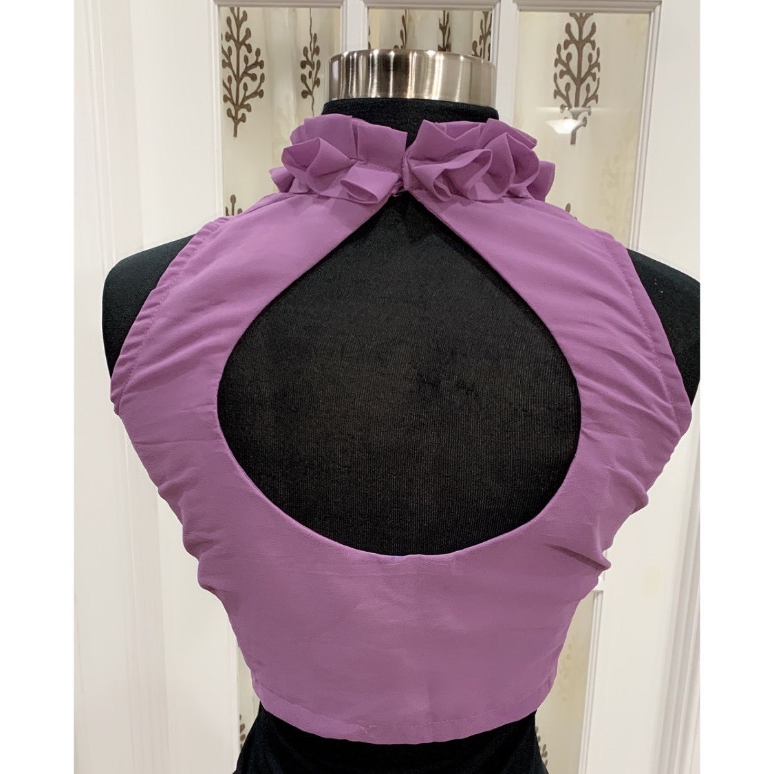 Beautiful trendy IndoWestern sarong Drape style Embroidered IndoWestern Dress ready to ship size 42