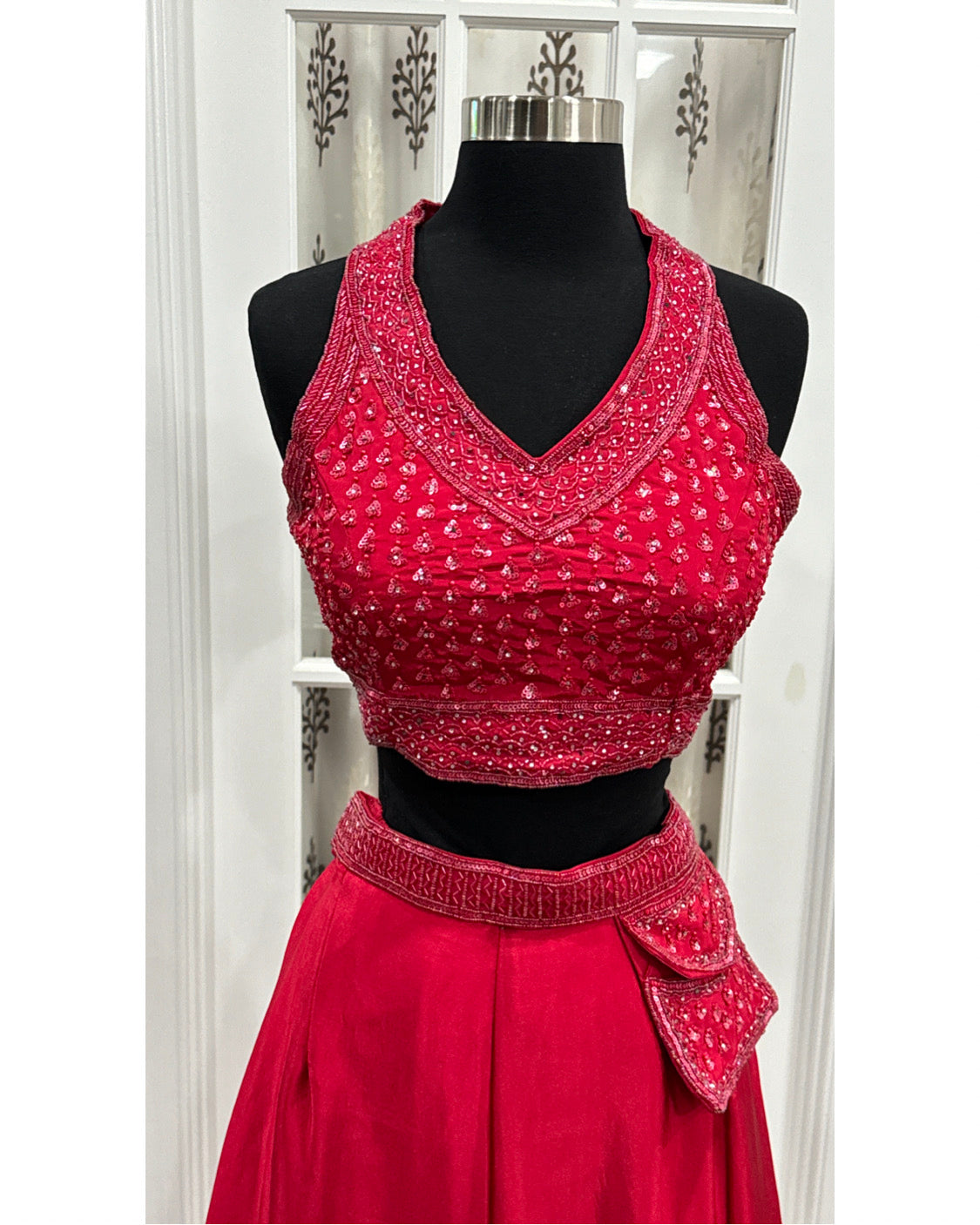Beautiful Crop top with Palazzo pant. Fits size 38,40 and 42