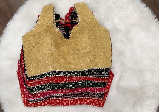 Beautiful party wear Designer sequin Blouse perfect for any occasion. Hands are attached inside. Available in size 36 / 38