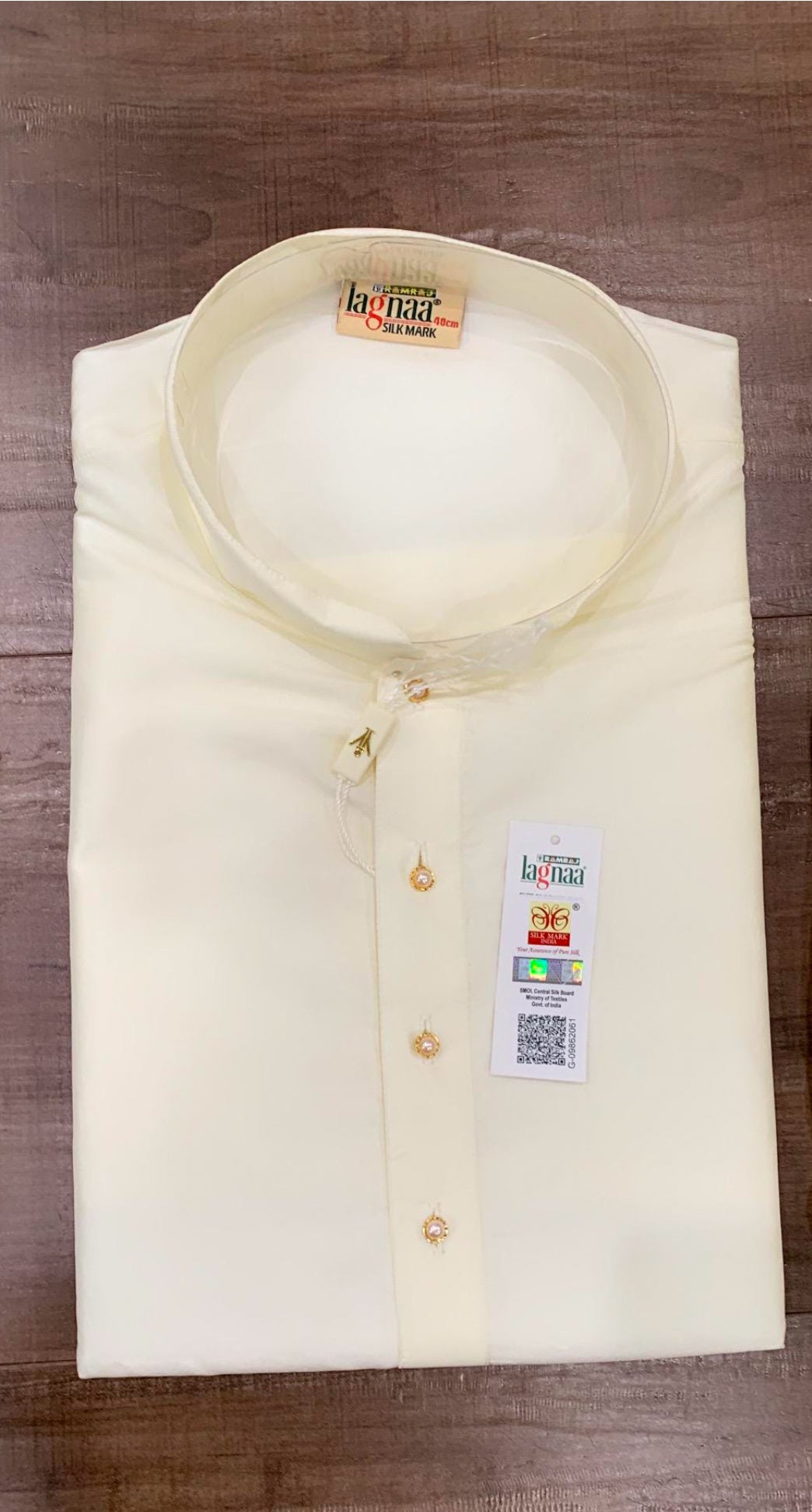 Mens wedding collection 3 pc Set Silk mark certified kurta , silk Dhoti and Towel combo sizes 40, 42,44 for gruha pravesh, wedding