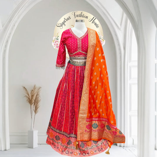 Beautiful PartyWear Lehenga. Perfect for festival and wedding occasions. Available in size 38