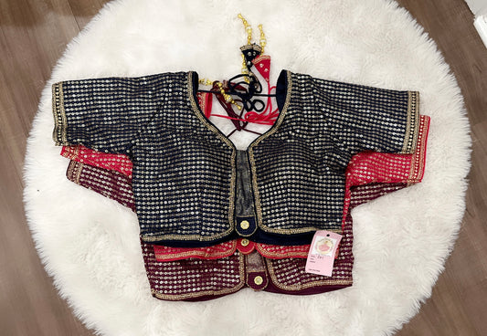 😍 Beautiful sequins designer party wear blouse. Available in size 38