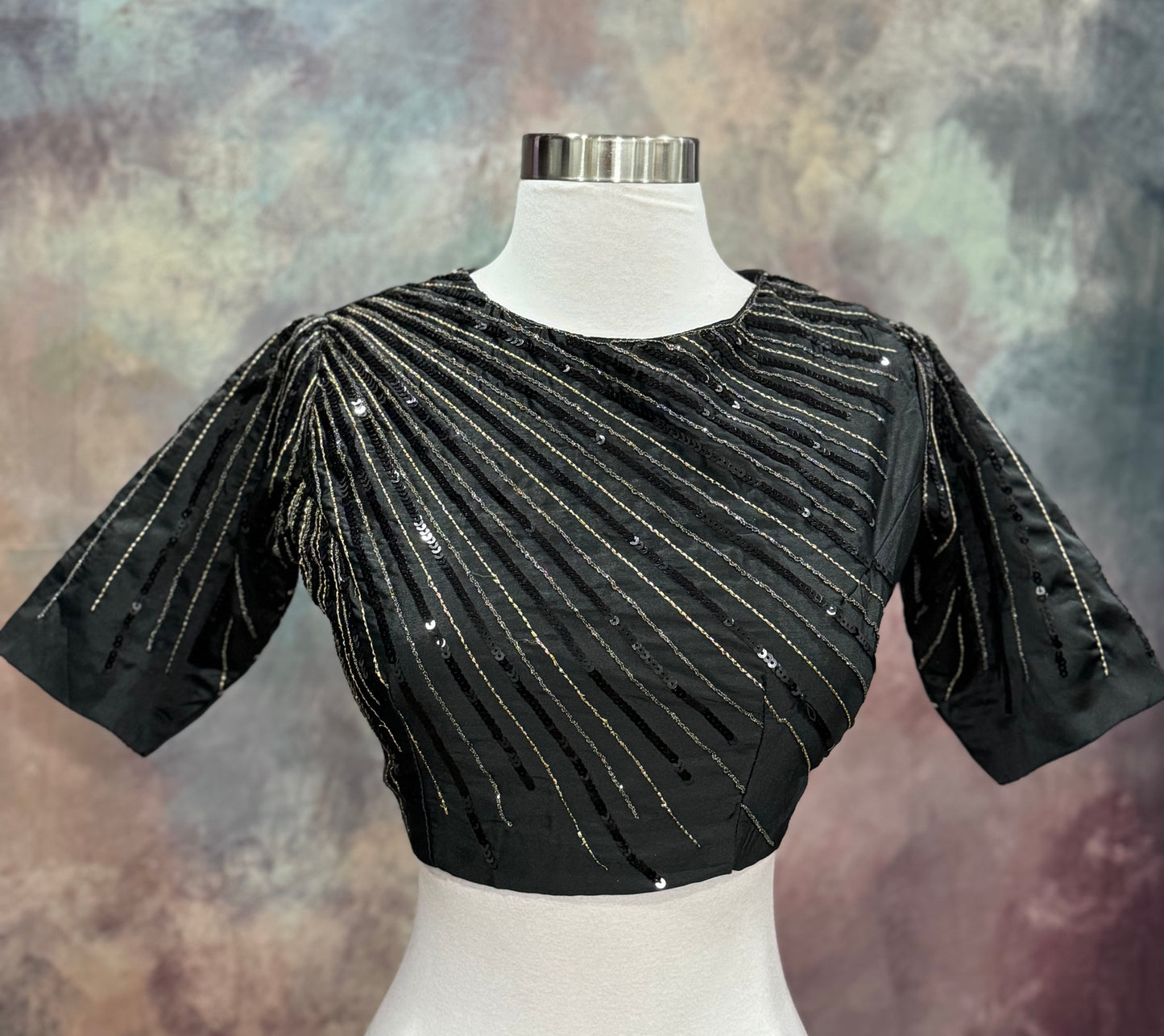 Designer Saree with Stitched Blouse size 36