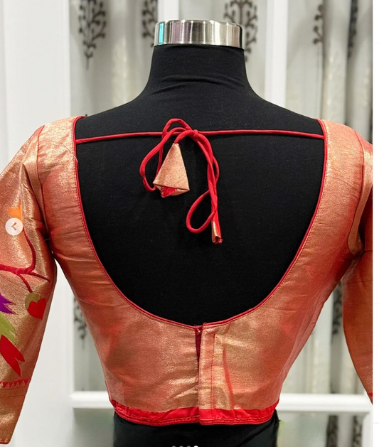 Exquisite Parrot Green Paithani Silk Lehenga Choli Set /Chaniya choli with Intricate Weaving - Custom Stitched, Size 38-42