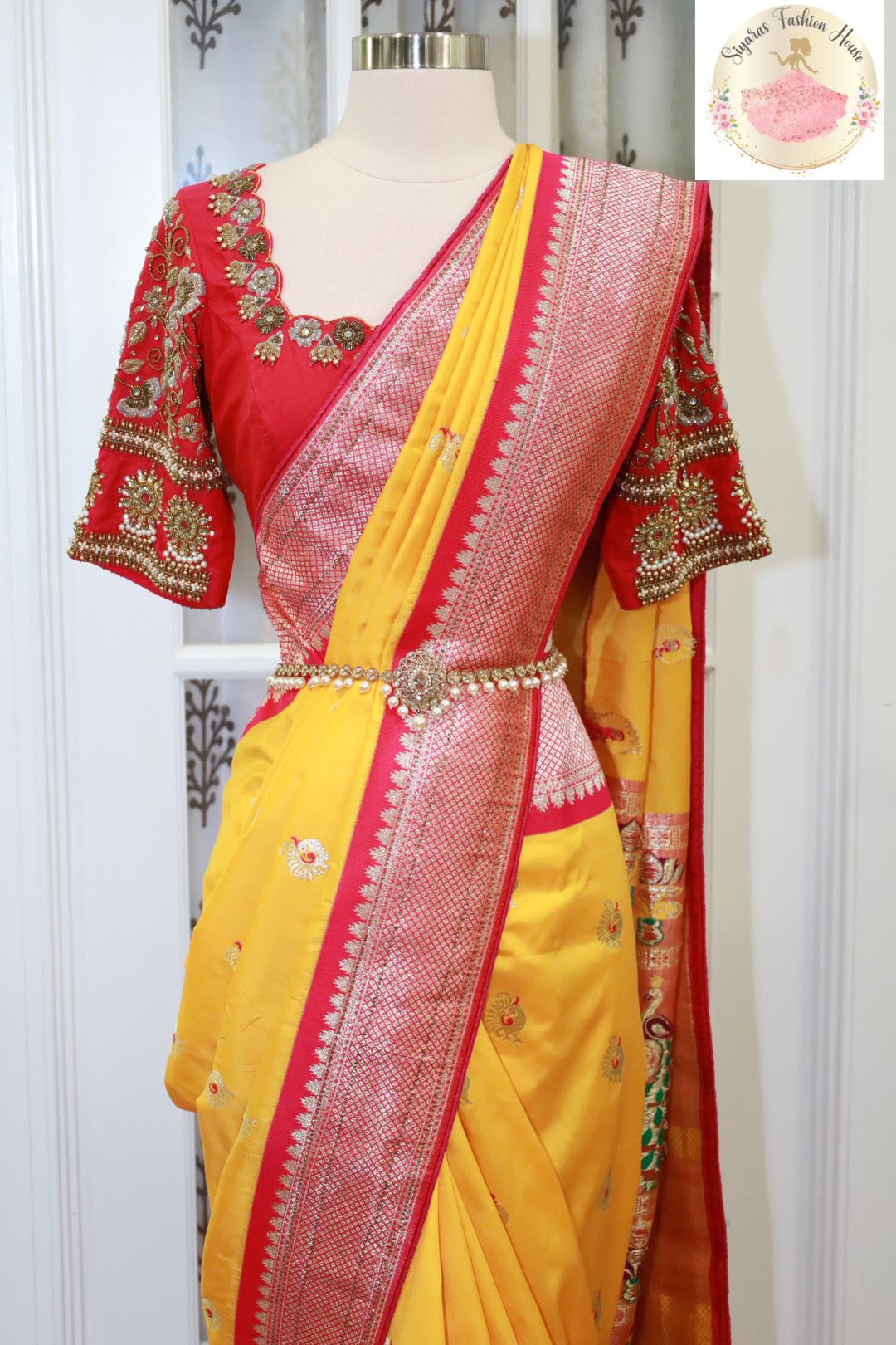 Wedding collection Banarasi saree with Maggam work Blouse