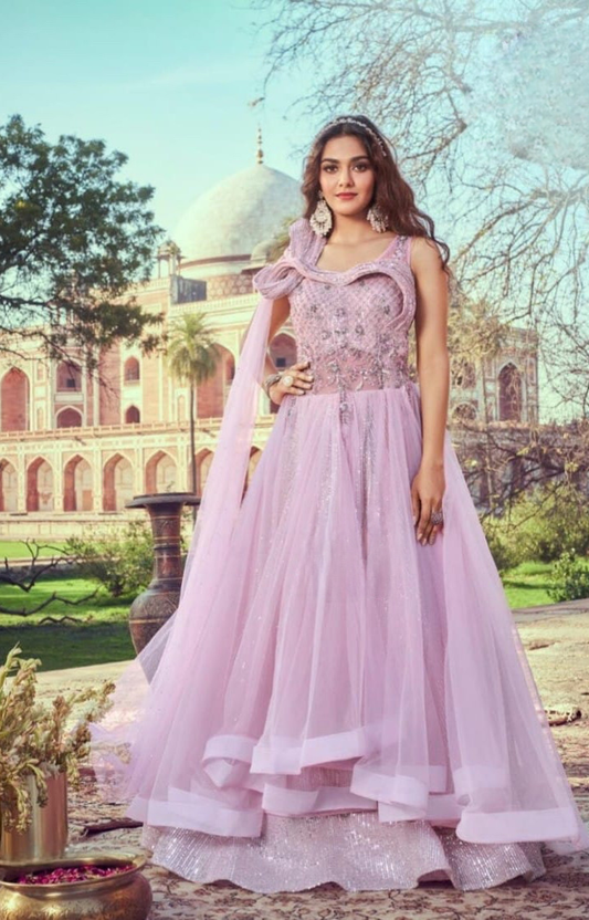 Heavy Wedding/ PartyWear Designer Evening Gown