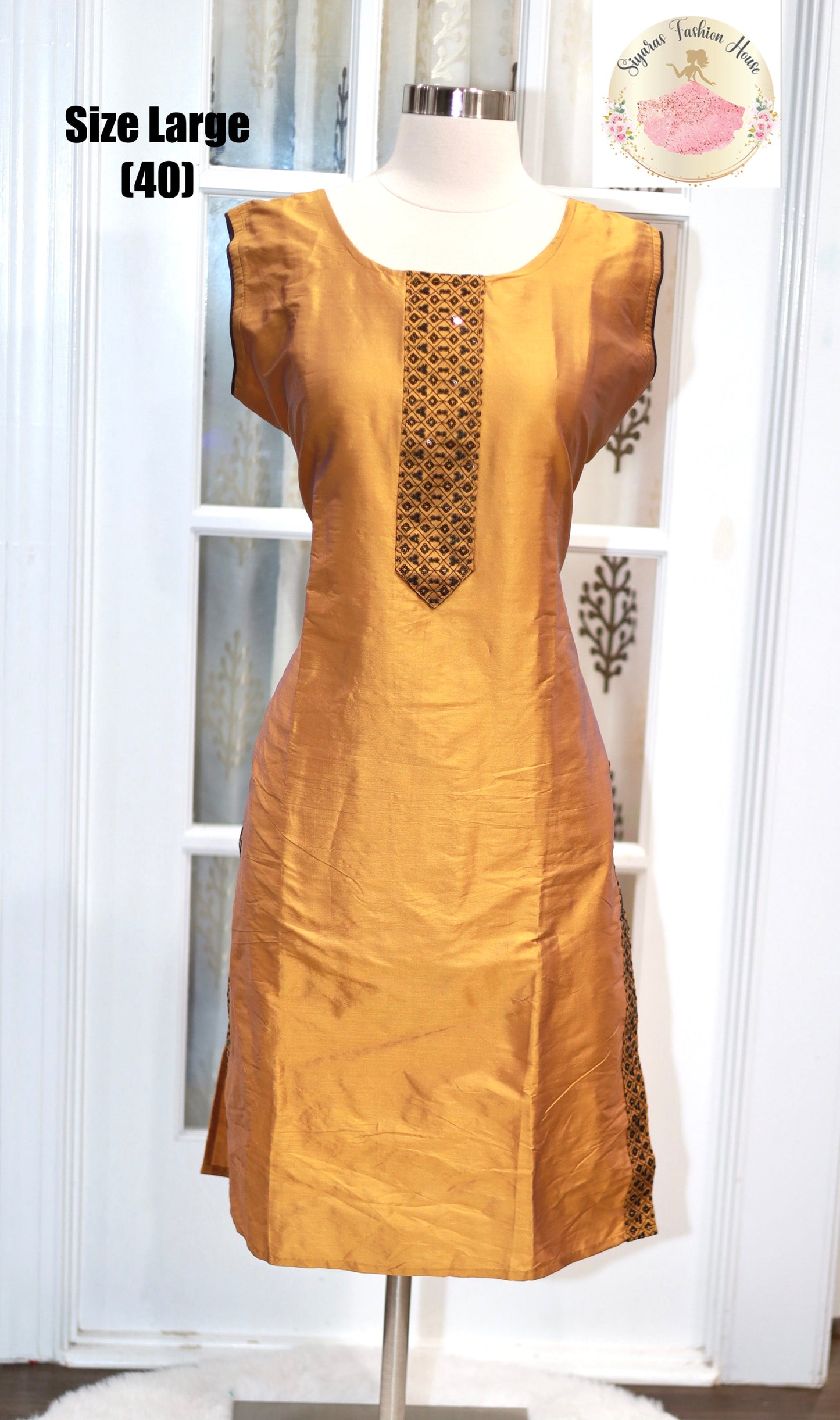 Silk Kurti Top Excellent quality in L to 2Xl