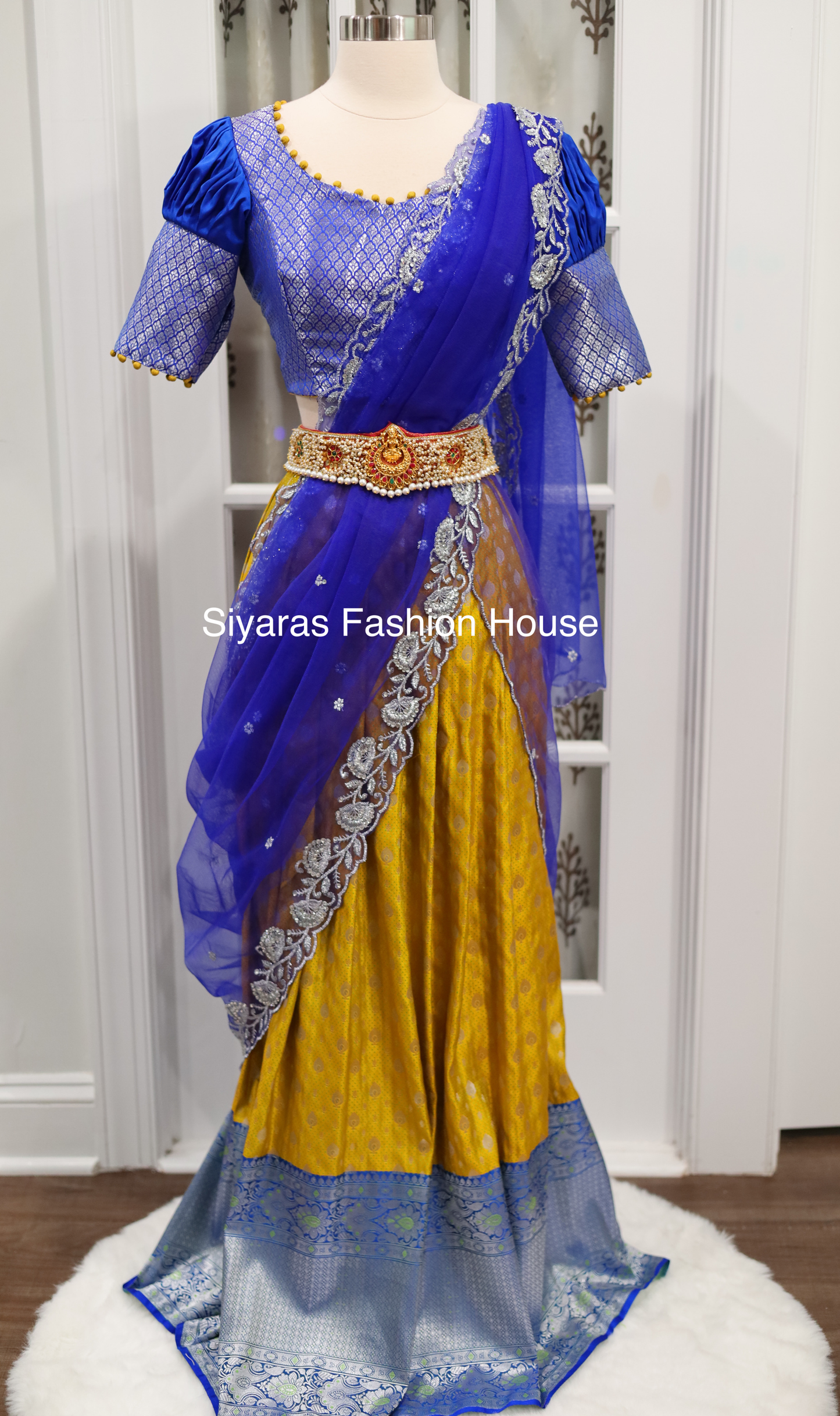 Beautiful traditional half saree/ lehenga. No Dupatta/ Chunni available
