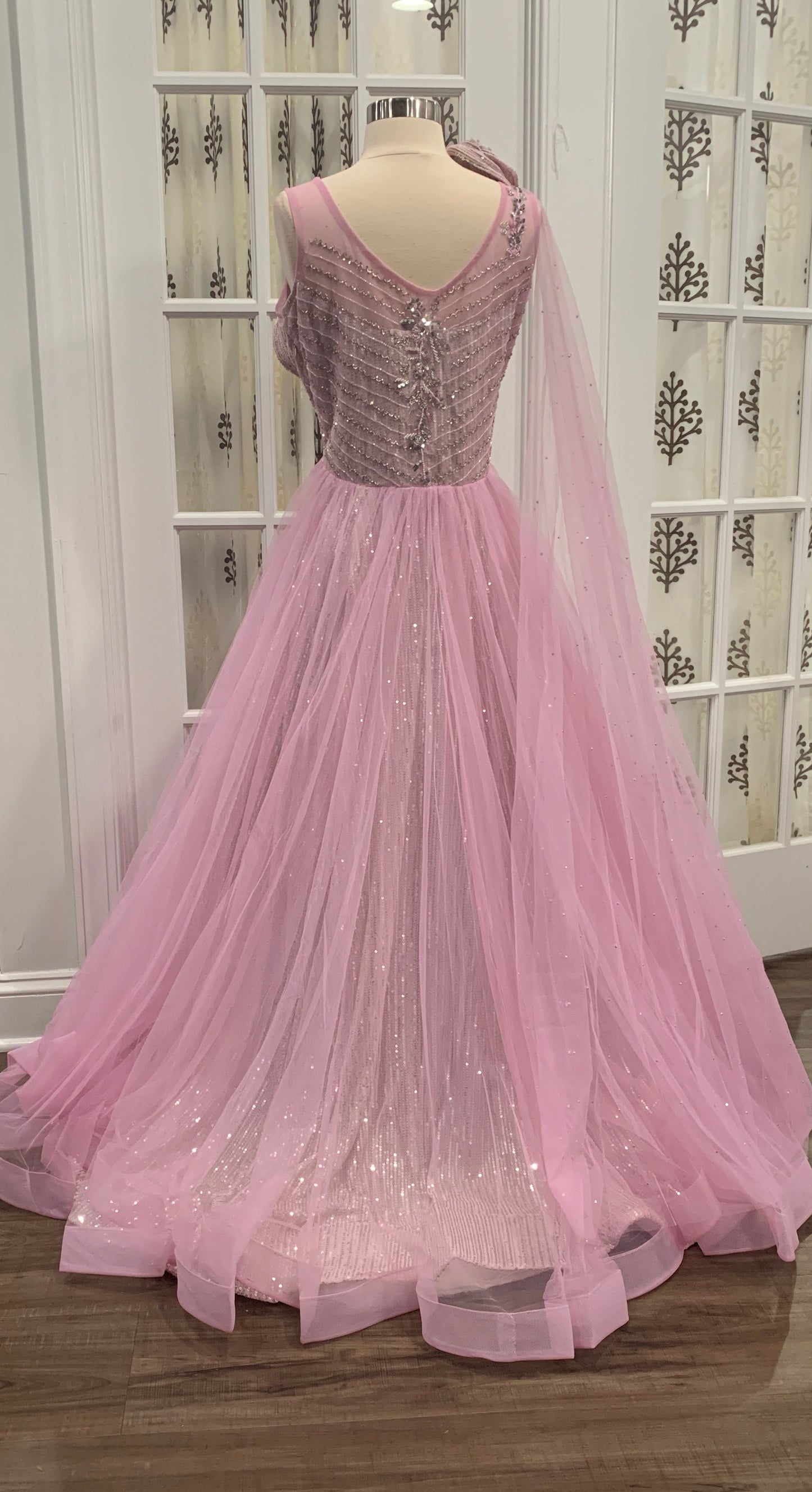 Heavy Wedding/ PartyWear Designer Evening Gown