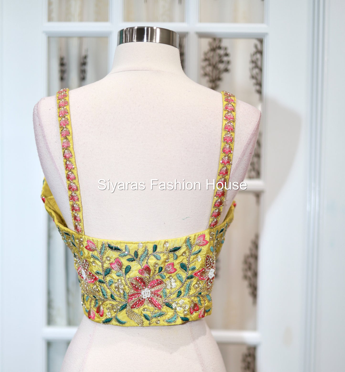Chic and Trendy Elegant Ruffle saree Reqdy to wear in yellow color for Partywear/wedding function.