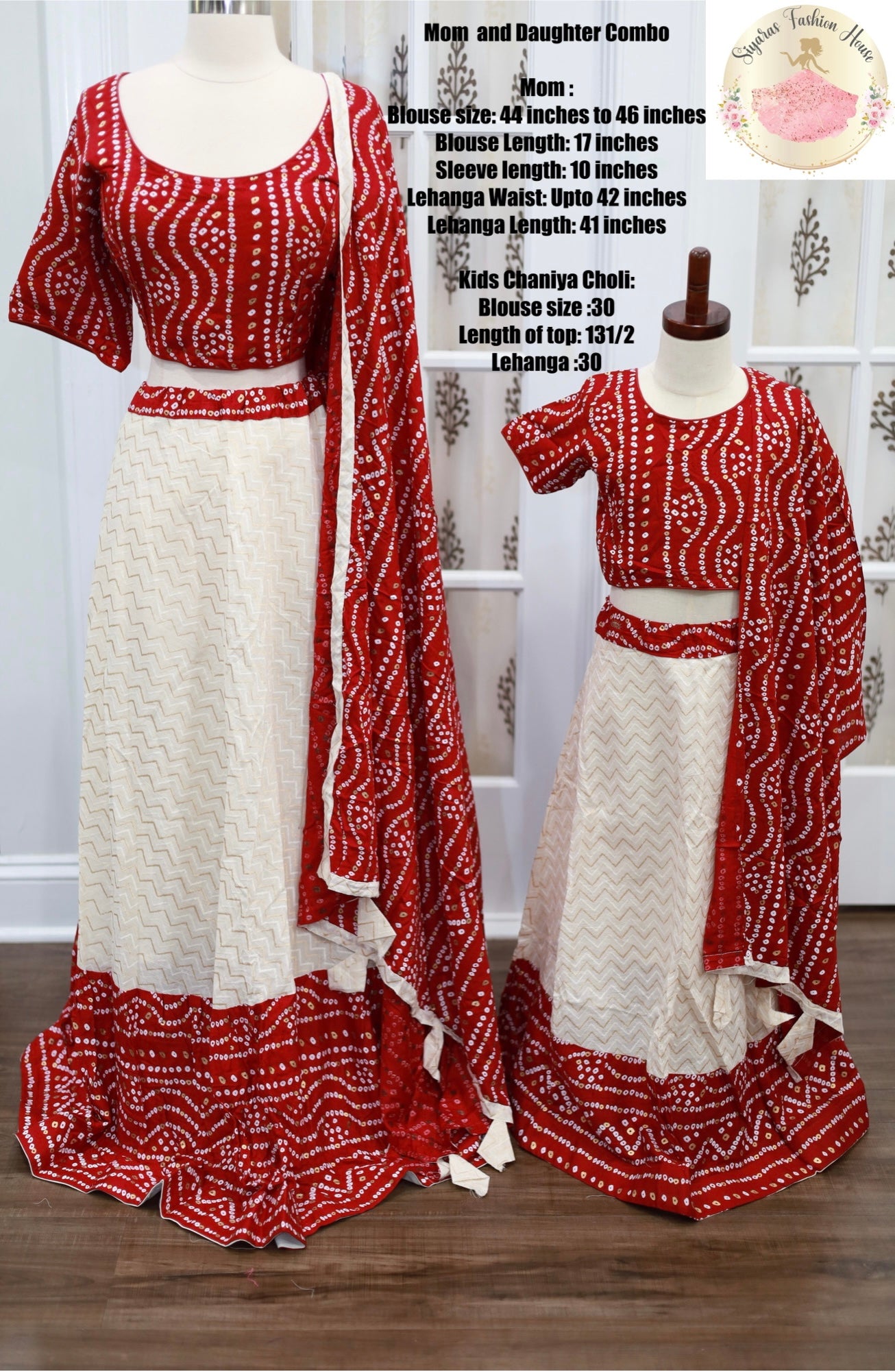 Mom and Daughter Combo Chaniya Choli