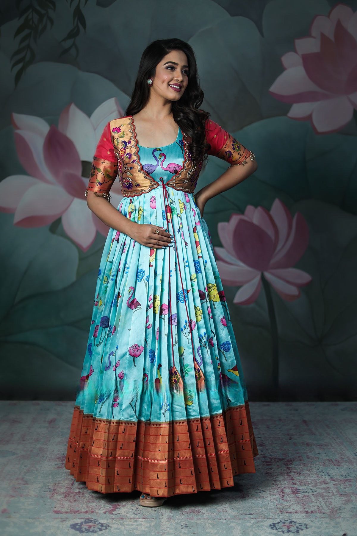 Pattu on sale long dress