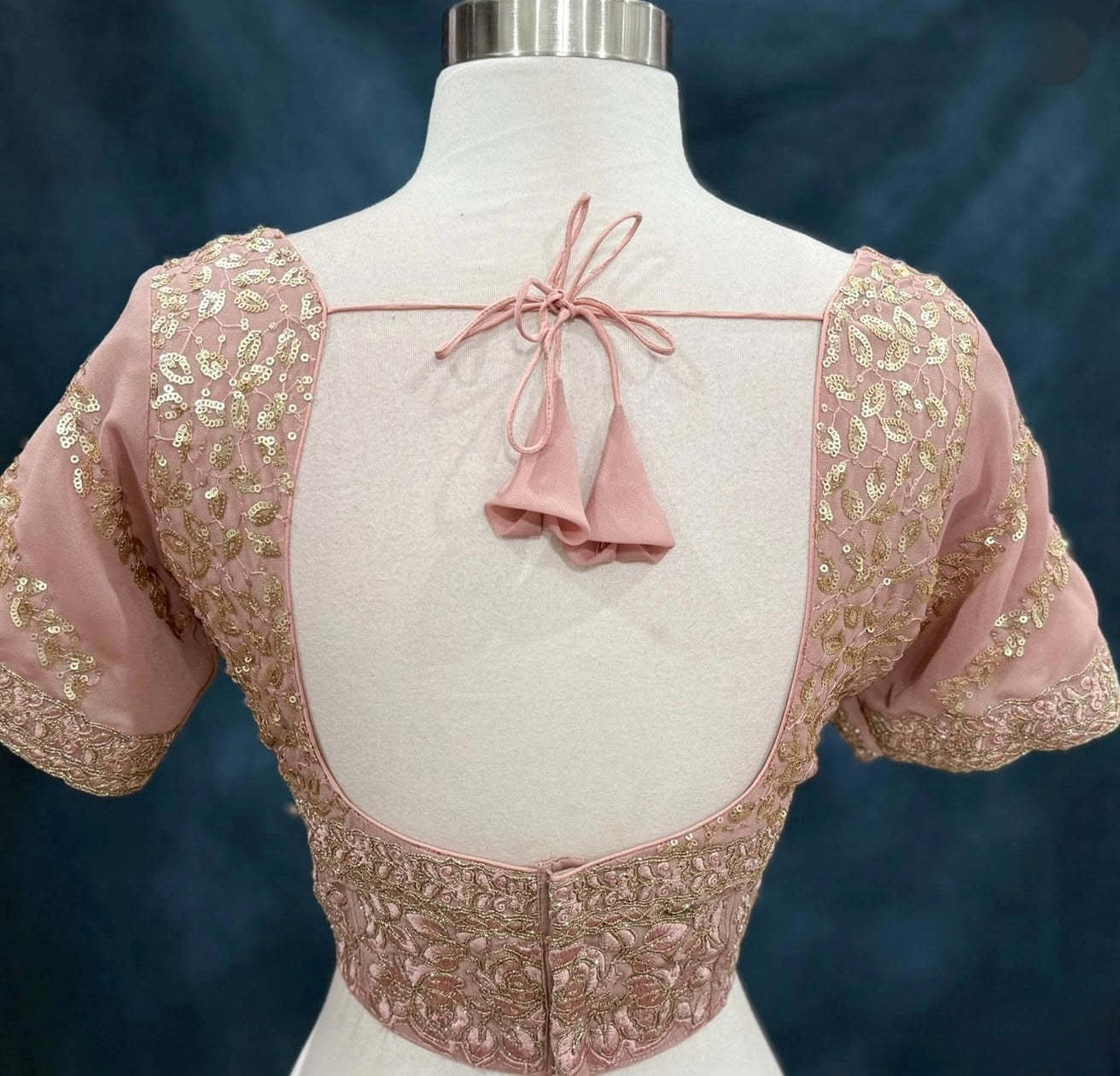 Elegant Georgette Sequin Partywear Saree for your special moments. Available in size 38 to 40.