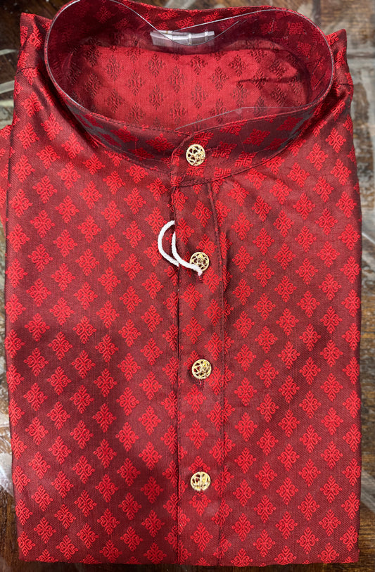 Lovely Jabla Silk Mens kurta set. Available in size Small 36 and XL 42