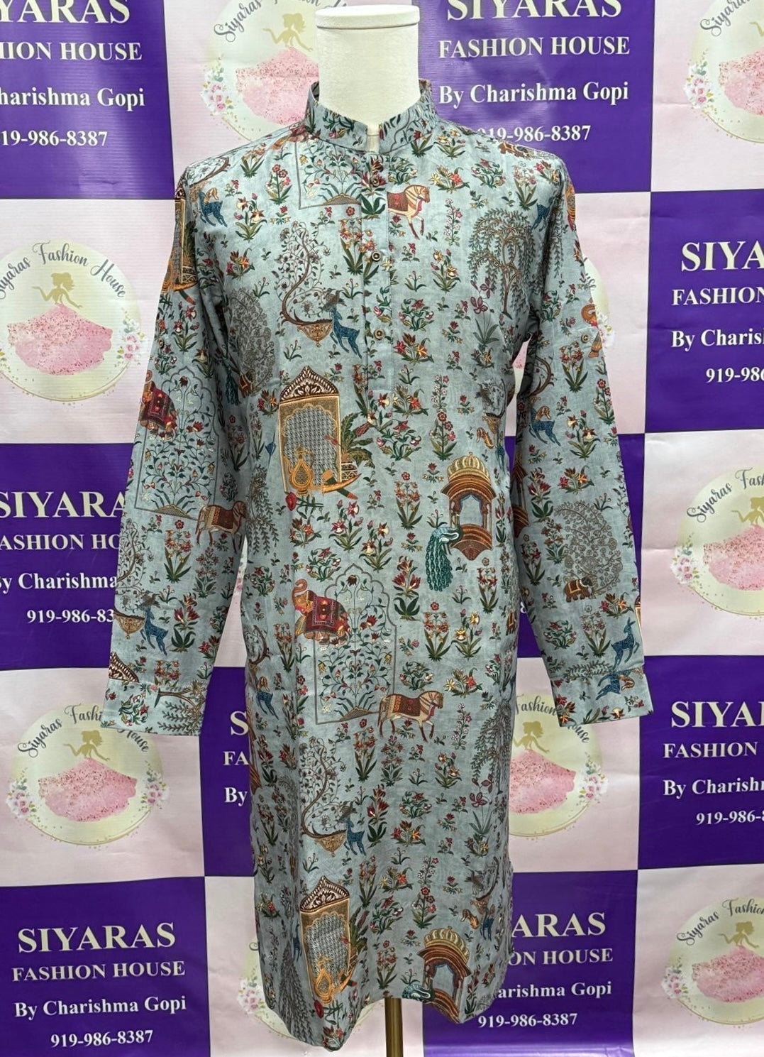 Mens soft cotton Designer kurta Pyjama set. Available in size 42
