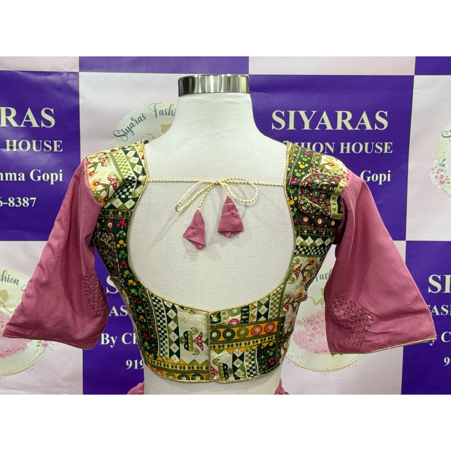 Elegant rayon cotton Chaniya Choli in pastel colors with print and sequence work size 38 ready to ship budget friendly