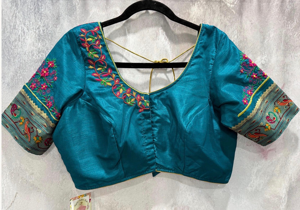 Patola Silk Saree with Embroidered Blouse | Saree tassels|Traditional Indian Saree | Designer Silk Saree | Festive Wear | Size 38–42