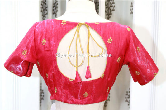 Traditional Banarasi Silk Half Saree langa voni pattu pavdai yellow mustard color with contrast pink blouse /langa dhavani wedding Partywear. Fits size 36/38/40