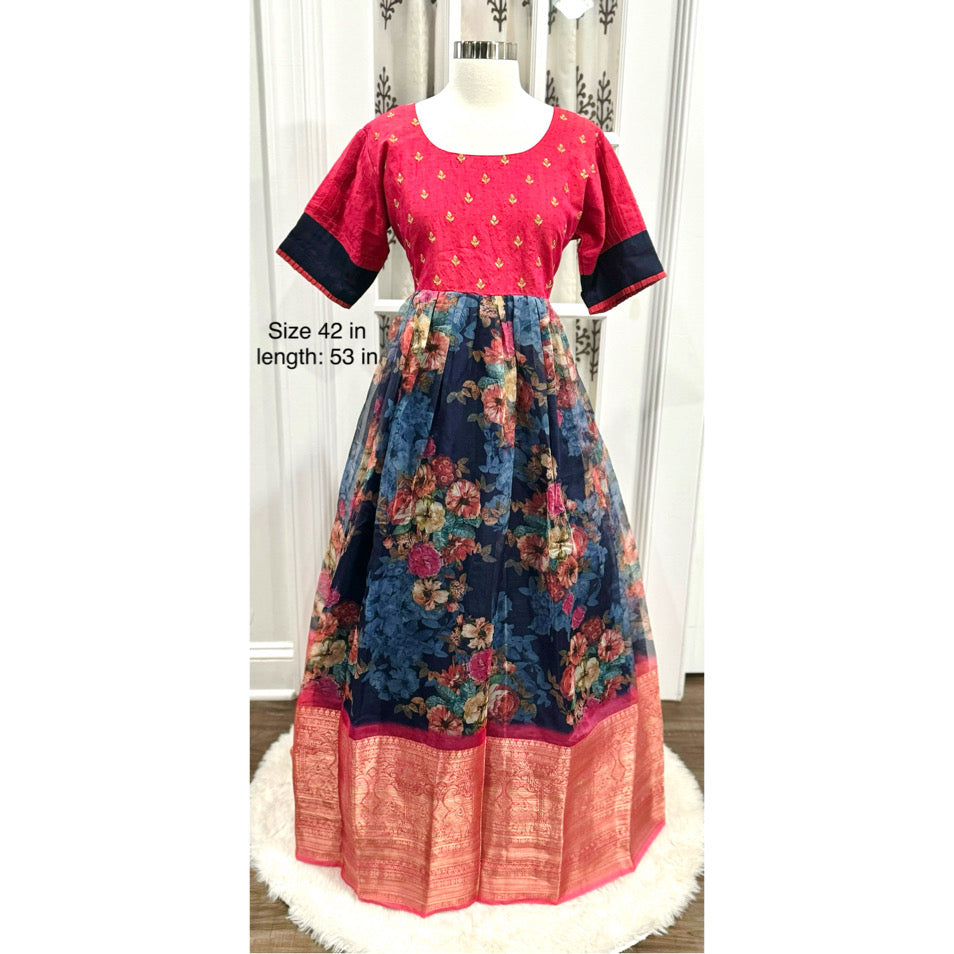 Paithani lehanga for kids | Dresses kids girl, Kids dress patterns, Kids  gown