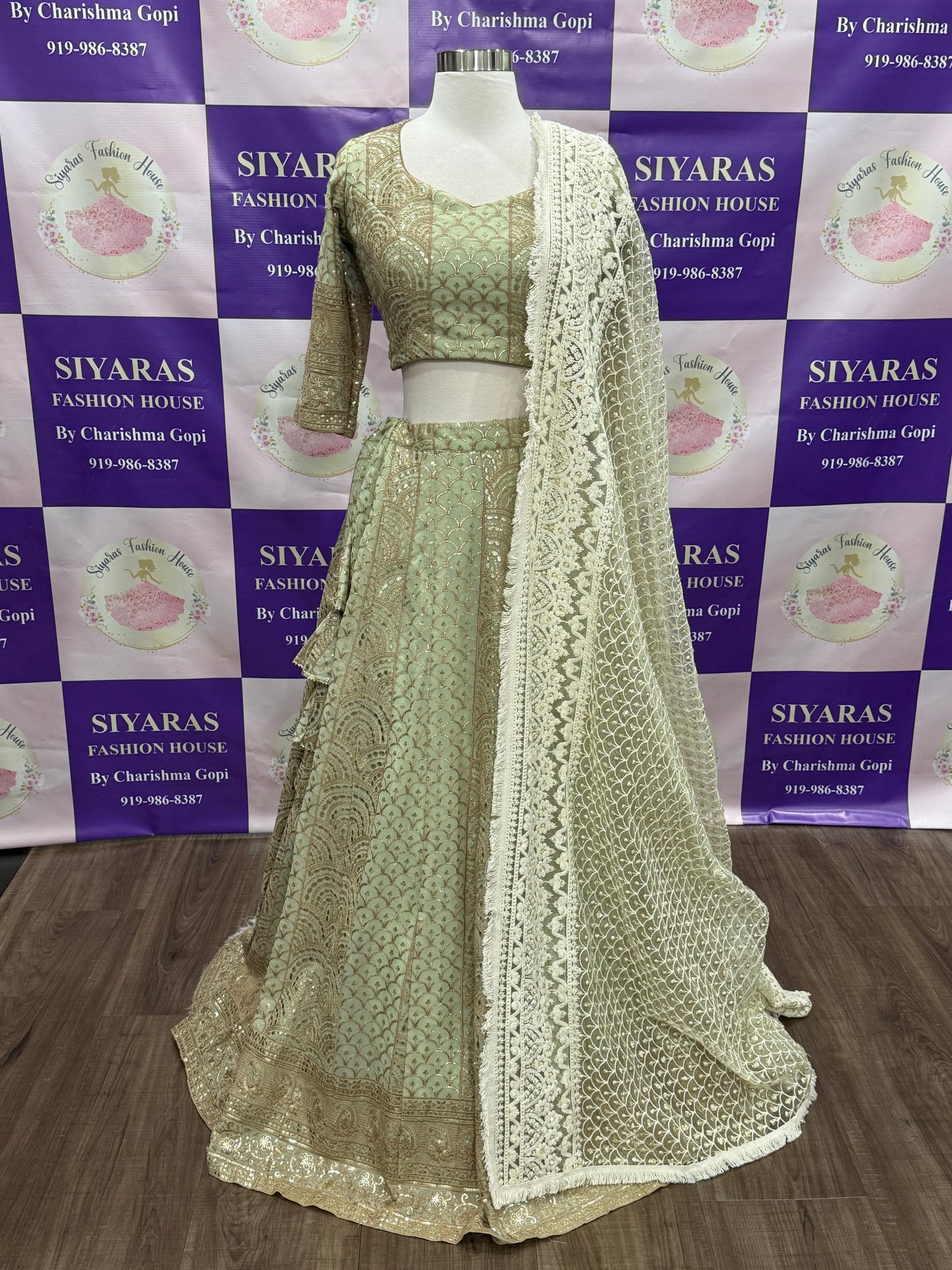 Gorgeous lehenga Perfect for brides and party queens who want to shine in timeless grace. Available in size 36 to 40
