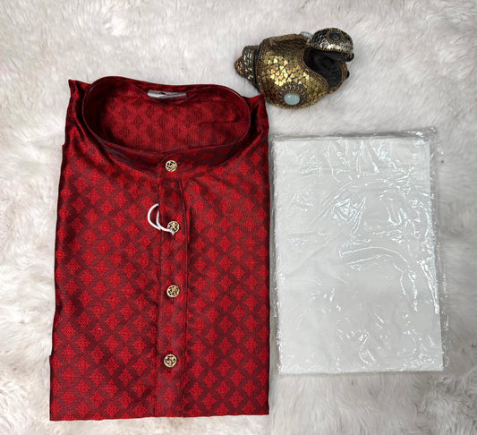 Lovely Jabla Silk Mens kurta set. Available in size Small 36 and XL 42