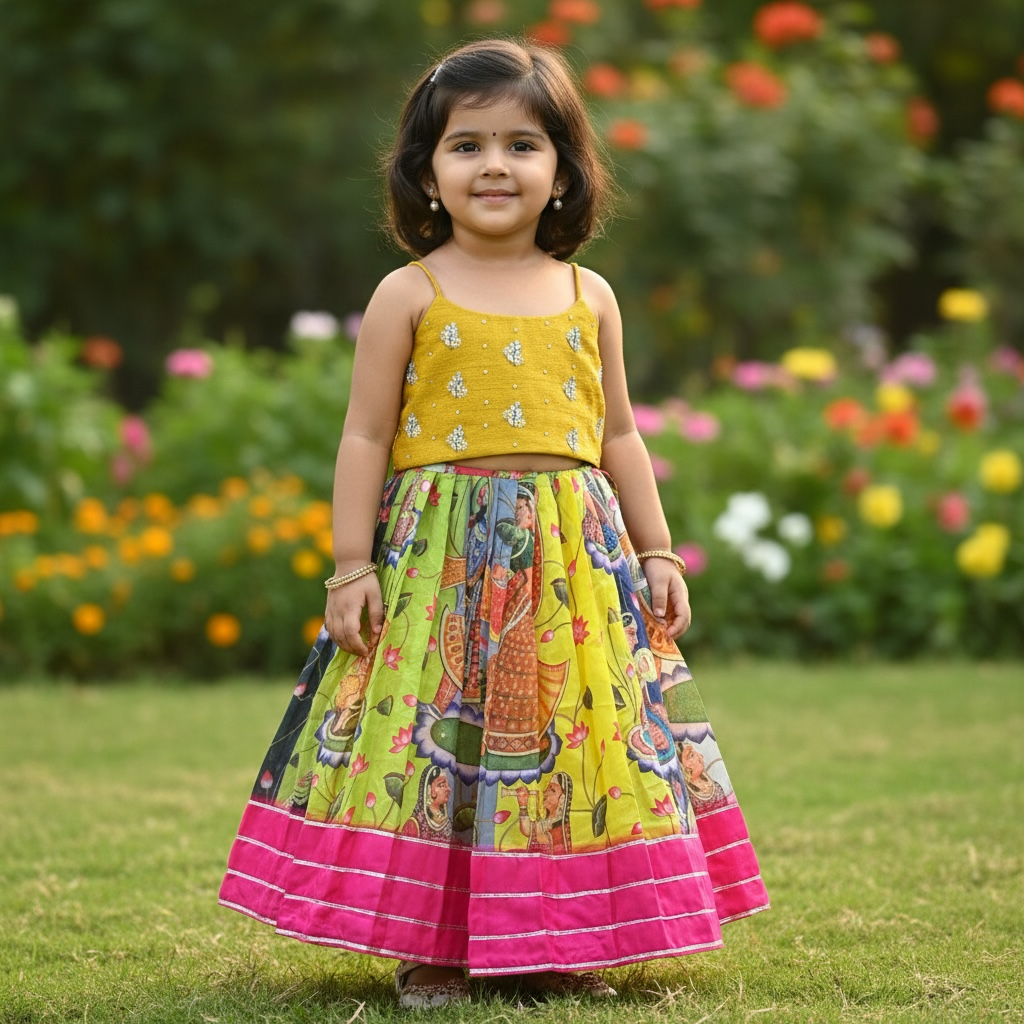 Beautiful Baby girl Lehenga for 3 to 6 month