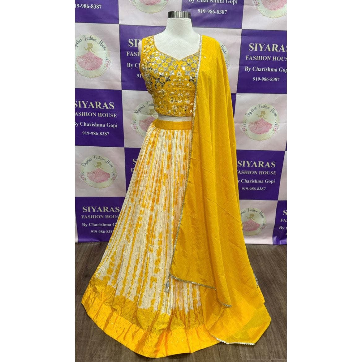Gorgeous Lehanga choli size  40 with mirror work and hand work on blouse | wedding | haldi Partywear dress| free ship USA  from NC