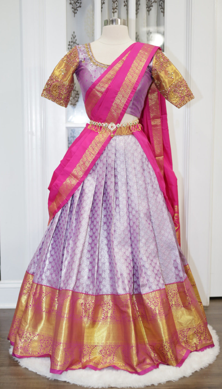 Net Half Saree Designs | Traditional Half Saree Designs | Pattu Lehenga |  Latest Half Saree Designs | Half saree designs, Long frock designs, Kids  designer dresses