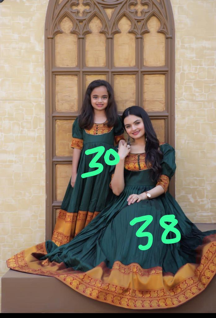 Sister matching dress designs by Angalakruthi boutique Bangalore matching  dress designs for sisters . cust… | Kids designer dresses, Designer dresses,  Kids lehenga