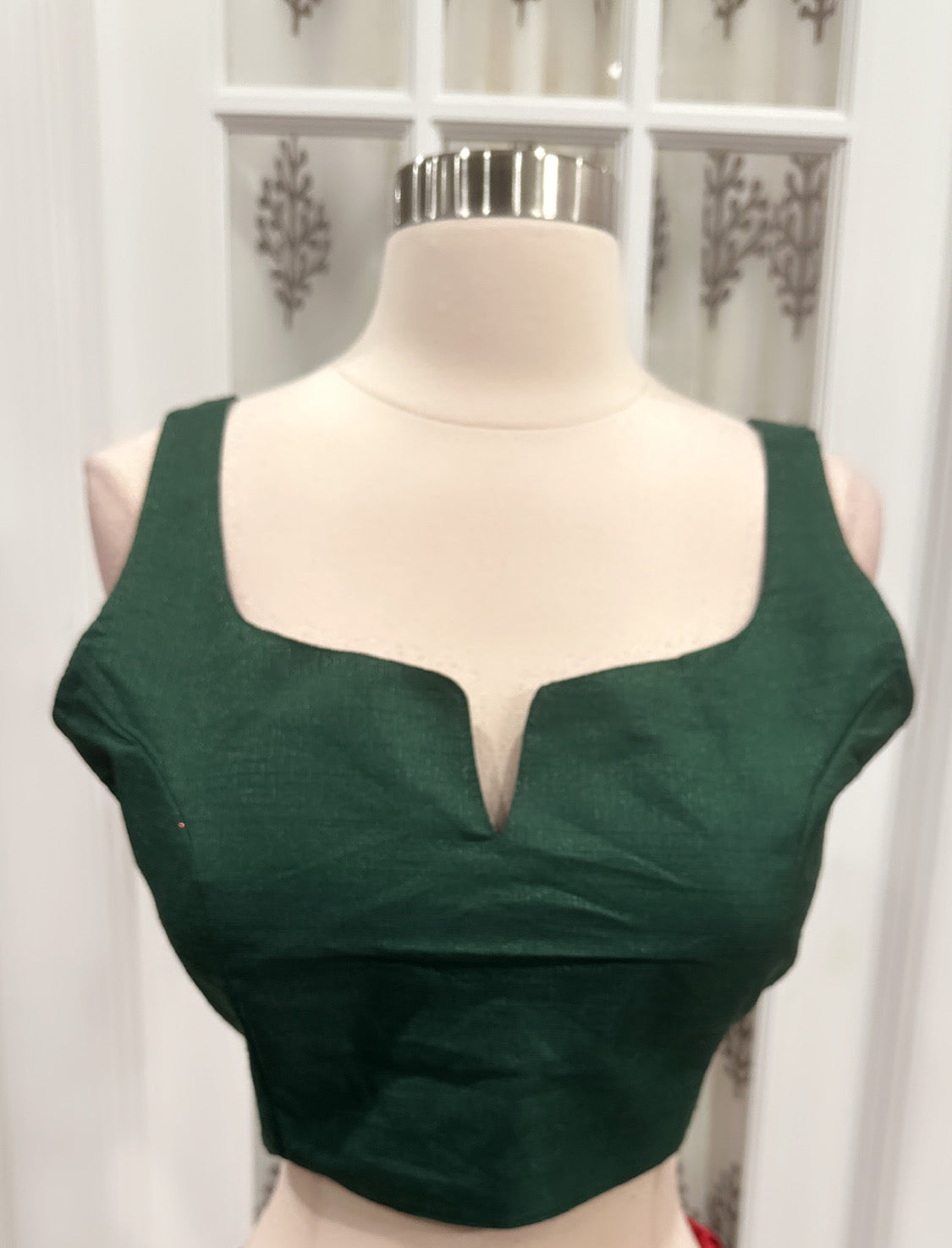 Dark Green Sequin Saree with matching trendy blouse| Partywear Saree