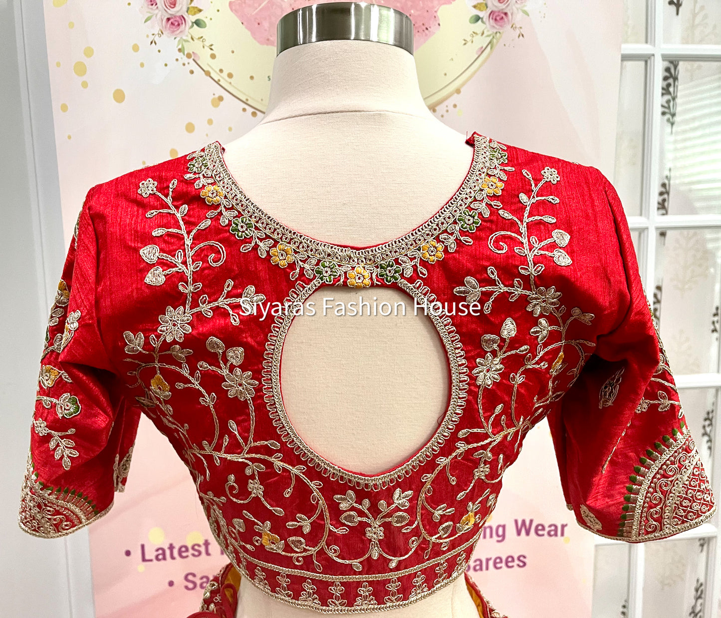 Pure Silk Lehariya Style Chaniya Choli with Embroidery zari work on blouse