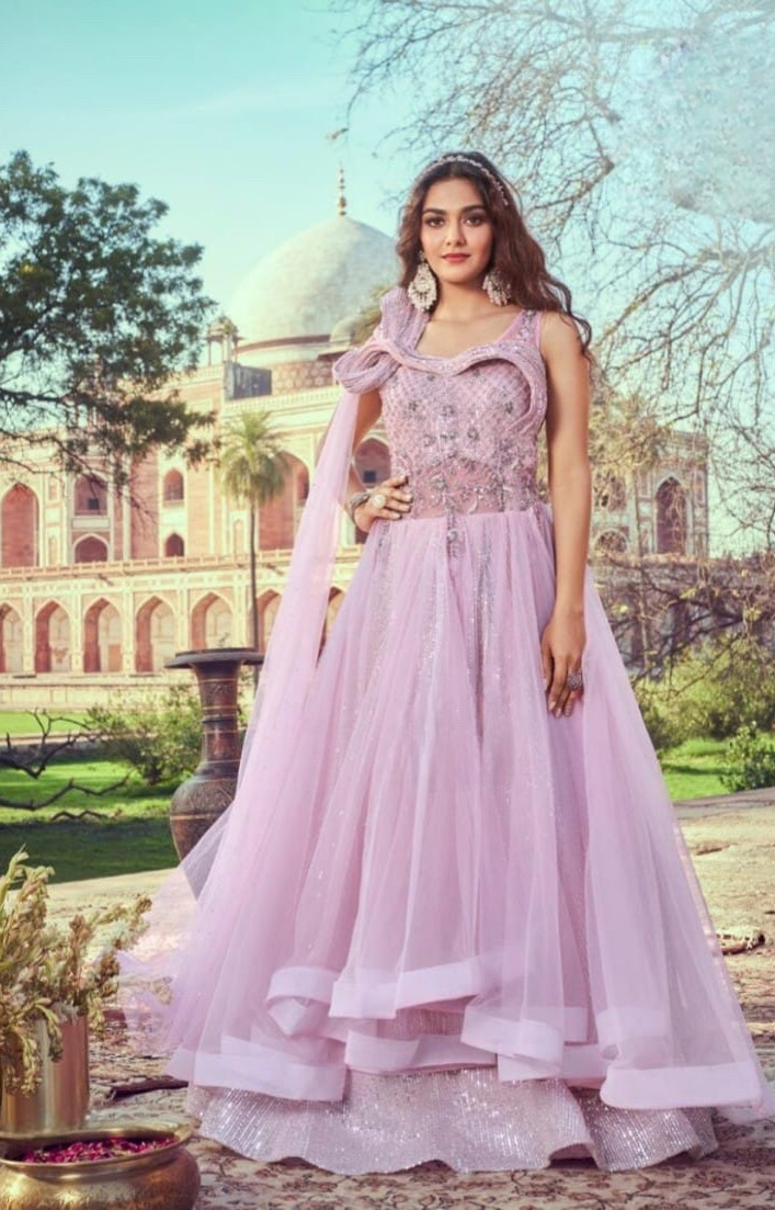 Heavy Wedding/ PartyWear Designer  Evening Gown