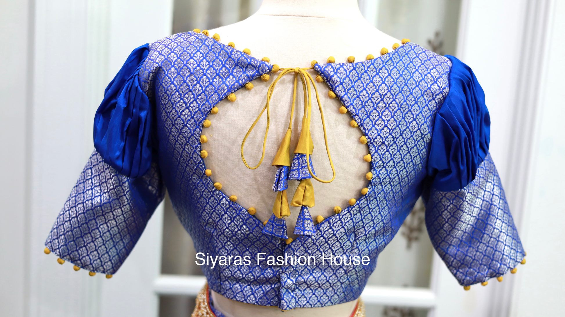 Langa blouse top neck designs
