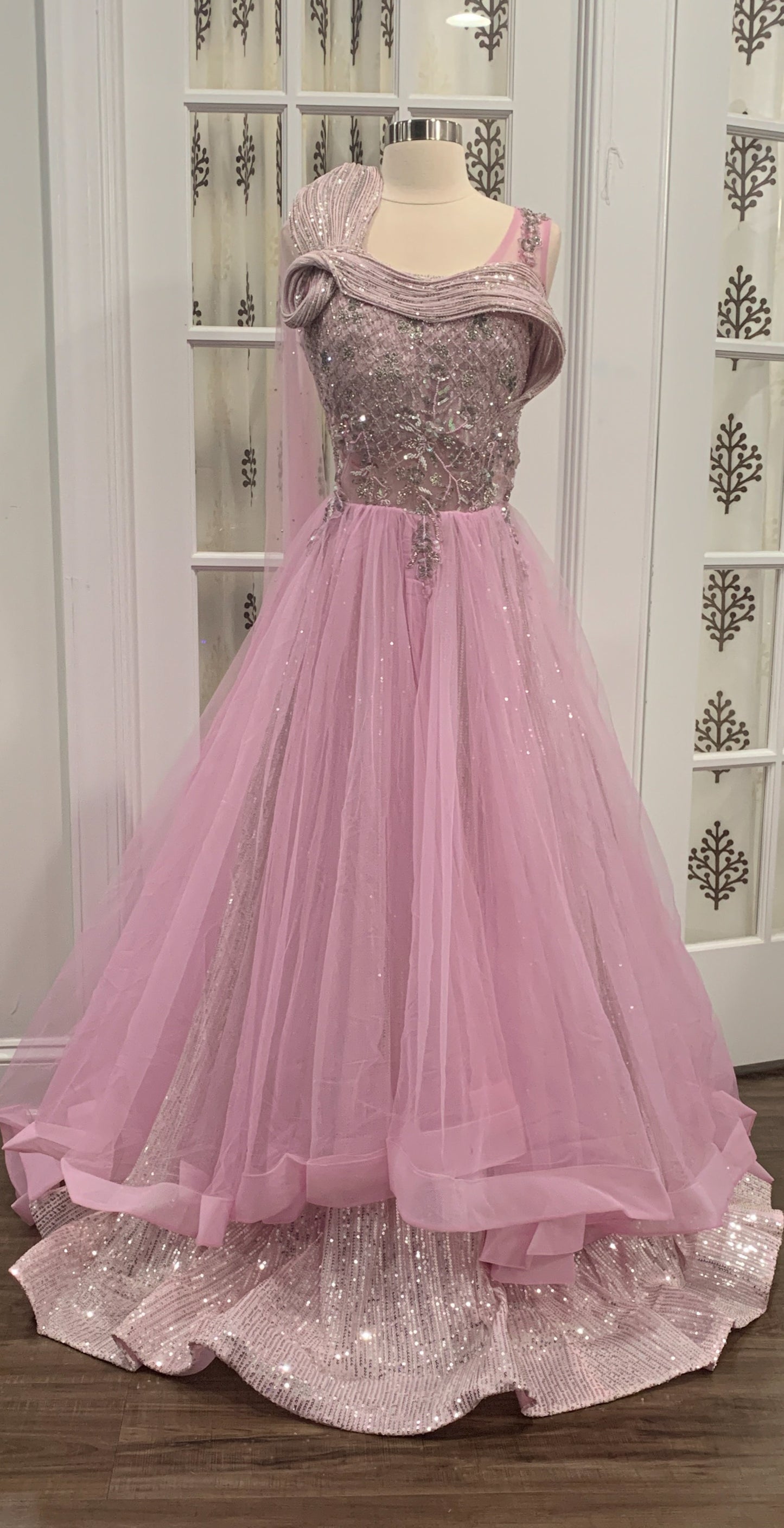 Heavy Wedding/ PartyWear Designer  Evening Gown