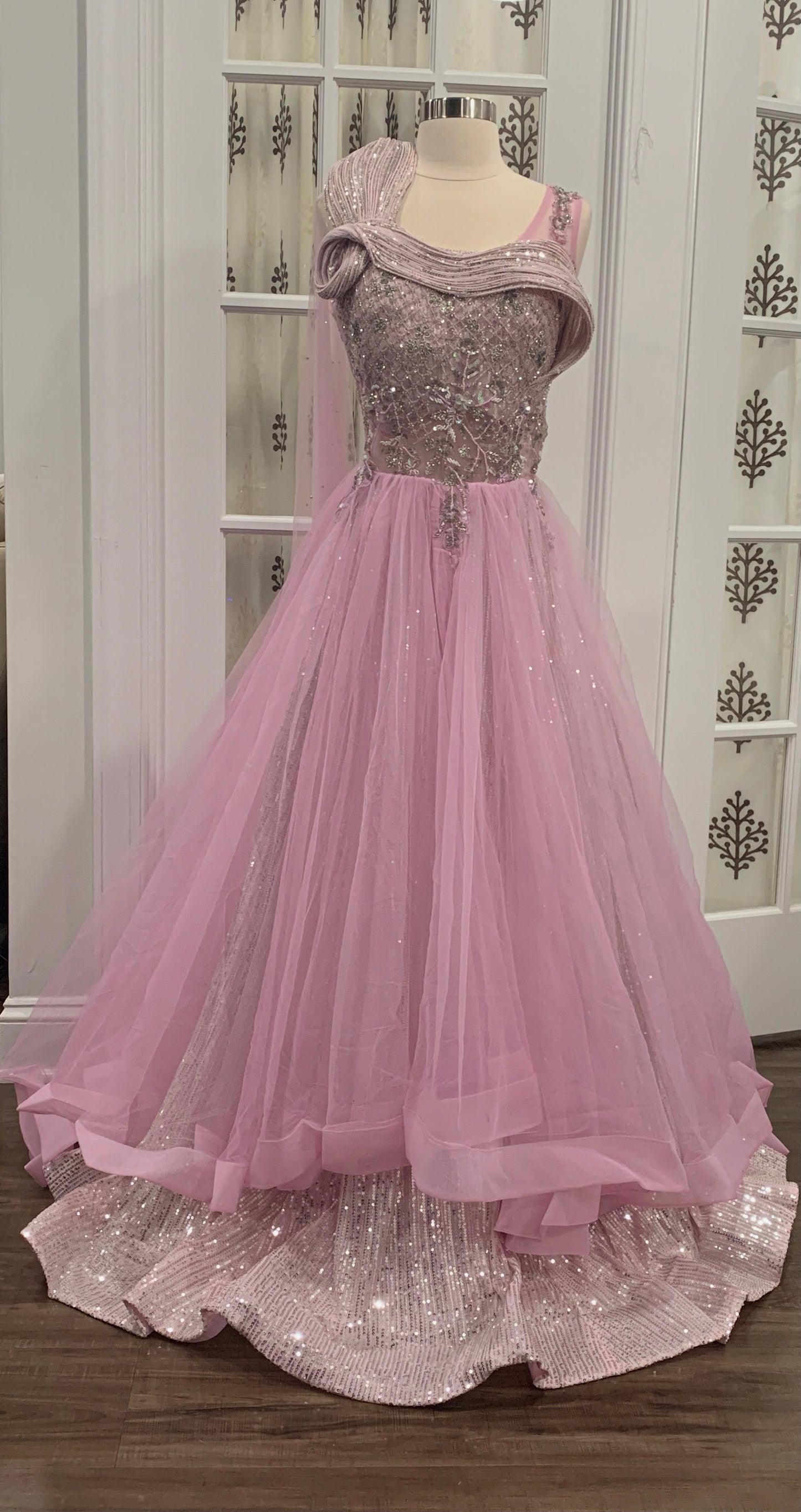 Heavy Wedding/ PartyWear Designer  Evening Gown