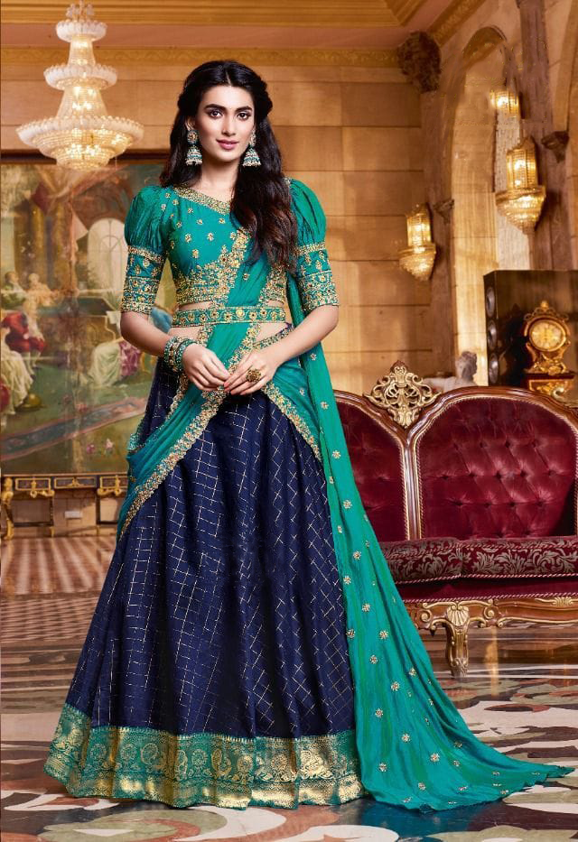 Beautiful Belted Bridal Lehengas That We Spotted On Real Brides